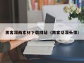 阿坝黑客漫画素材下载网站（黑客动漫头像）